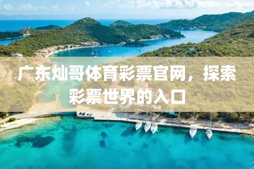 广东灿哥体育彩票官网，探索彩票世界的入口